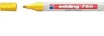 Edding Lackmarker 750 gelb Rundspitze Strichbreite ca.2-4mm