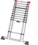 Hailo FlexLine T80, Alu-Sicherheits-Teleskopleiter, 11 Sprossen