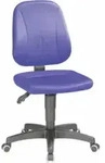 bimos Arbeitsdrehstuhl Unitec mit Rollen und Stoff blau Sitzh&ouml;he 440-620 mm