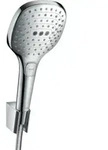 hansgrohe Halter Raindance Sel. E 120 120mm Kopf, 3jet, 1250mm Schlauch, chrom