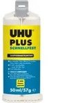 2Komponentenkleber 57g Kartusche UHU plus schnellfest UHU