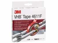 3M Montageband VHB Tape 4611F 19 mm x 3 m Rolle grau