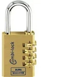 Burg-W&auml;chter Zahlen-Vorhangschl. Combi Lock 80 Schlossk&ouml;rper-B.40mm MS Zahlenroll.