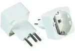 Bachmann Reisestecker CH-D 921.011 wei&szlig;