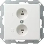 Gira Stereo-Steckdose rws-gl 040203