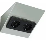 EVN Lichttechnik M&ouml;belanbau-Steckdose Doppel- 230V 16A 092 250 eds