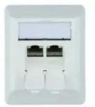 Teleg&auml;rtner Anschlussdose AMJ45 8/8K Ap Cat6A aws 80x65mm 100023002