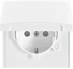 Busch-Jaeger Schuko-Steckdoseneinsatz IP44 alpinwei&szlig; 20 EUGKB-34-101
