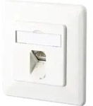 BTR NETCOM Anschlussdose C6A UP 1xRJ45,UP,rws TN EDATC6A-1UP-rws