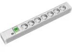 Bachmann 19Zoll Steckdosenleiste 7f PVC 7xSchutz.1xScha. 333.600