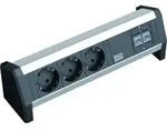 Bachmann Steckdosenleiste 2xCAT5e oh. Zuleitg. 339.1004