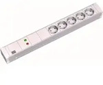 Bachmann 19Zoll Steckdosenleiste 5f 1,5HE5xSchutz.1xGVS 333.002