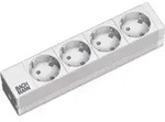 Bachmann 10Zoll Steckdosenleiste 1HE, RAL7035 333.0122