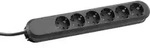 Bachmann Tischsteckdose 6f. 3,00m sw 381.148K