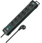 Brennenstuhl Steckdosenleiste 6-fach 1951160100 Premium-Line schwarz 3m H05VV-F 3G