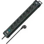Premium-Line Steckdosenleiste 8-fach schwarz 3m H05VV-F 3G1,5