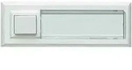 Grothe Klingeltaster AP 1fach 32x90x18mm,ws,bel. ETA 2132A