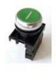 Eaton Drucktaster 1S,flach,gn,Front M22-D-G-X1/K10