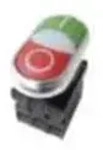 Eaton Doppeldrucktaster X1/X0/K11/230-W M22-DDL-GR#216509