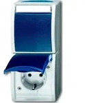 Busch-Jaeger Kombination SCHUKO Steckdose, mit Wipp. 2601/6/20 EBW-53