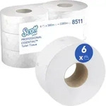 Scott Essential Jumbo Toilettenpapierrolle, 6 Rollen x 380m Blatt 2-lagigen