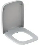 Geberit WC-Sitz Renova Plan we., Befestig. v unt, Scharn. Edelstahl