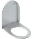Geberit WC-Sitz iCon Scharniere Edelstahl, wei&szlig;