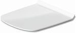 Duravit WC-Sitz DuraStyle o. Absenkaut., Scharn. Edelstahl, wei&szlig; (0063710000)