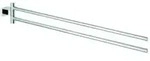 Grohe Handtuchhalter Essentials Cube 43,9cm, 2-ar, schw, verd. Befestig., chr