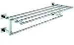 Grohe Badetuchhalter Essentials Cube 60cm, Mul, verdeckte Befestigung, chrom