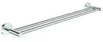 Grohe Doppel-Badetuchhalter Essentials 60cm, verdeckte Befestigung, chrom