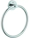 Grohe Handtuchring Essentials verdeckte Befestigung, chrom