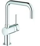 Grohe Sp&uuml;ltisch-Einhebelmischer Minta 1/2", U-Auslauf, chrom