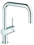 Grohe Sp&uuml;ltisch-Einhebelmischer Minta 1/2", U, herausz. Mousseurausl., chr