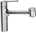 Hansa Sp&uuml;ltisch-Einhebelmischer HANSARONDA ND, Ausz-br., schwenkb., Ausl. 200, chr