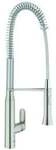 Grohe Sp&uuml;ltisch-Einhebelmischer K7 supersteel, herausziehbare Profibrause (32950DC0)