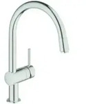 Grohe Sp&uuml;ltisch-Einhebelmischer Minta 1/2", C-Ausl, ausz. M-Ausl, superst.