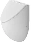 Duravit Absaug-Urinal Fizz 30,5x28,5cm, Zulauf von hinten, wei&szlig;