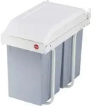 Hailo Multi-Box duo L, Einbau-M&uuml;lleimer, 2x14 ltr
