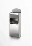 VAR Wandascher Edelstahl mit Schild WH 51 0,8 l/4 l