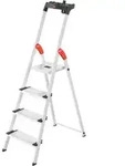 Hailo L80 ComfortLine, Alu-Sicherheits-Stehleiter, 4 Stufen