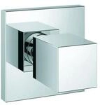 Grohe Fertigmontageset Eurocube chrom, UP-Ventil Oberbau, Metallgriff (19910000)
