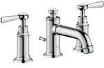 hansgrohe 3-Loch-Waschtischarmatur 30 Axor Montreux A 143mm, m H-Gr, ZugstAblGar,
