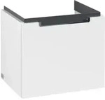 V&B Waschtischunterschrank Subway 2.0 48,5x42x38cm, Griff chrom, wei&szlig; matt