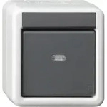 Gira KNX Taster BA 1fach grau AP 2Punkt 515230