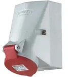 Mennekes Wanddose TwinCONTACT 16A,4p,6h,400V,IP44 418