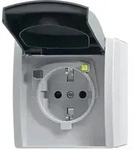 Busch-Jaeger FI-SCHUKOMAT Einsatz grau AP IP44 3120 EWB-53