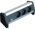 Bachmann Steckdosenleiste 3xSchutzk.oh.Zuleit. 339.1002