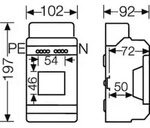 HENSEL Automatengeh&auml;use KV PC 9103 3TE IP65