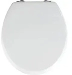 WENKO WC-Sitz Prima, MDF FSC Wei&szlig; Ohne Absenkautomatik WC-Sitze - Bad